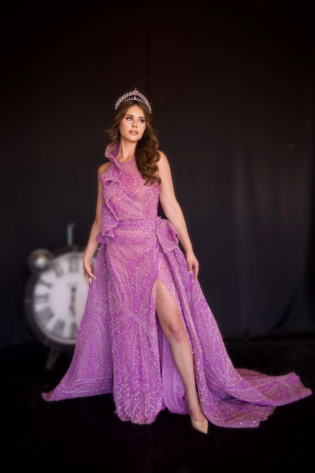 Lavender Elbise