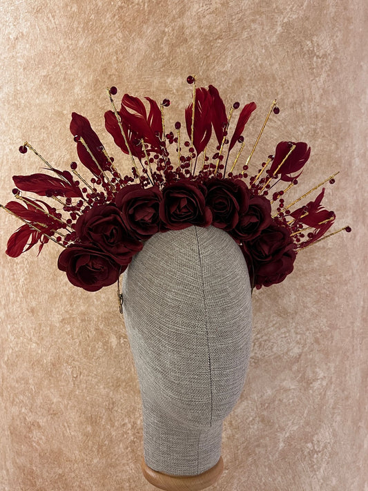 Rose Bordo Taç