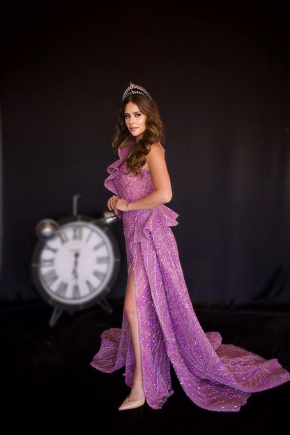Lavender Elbise